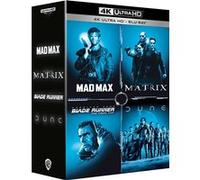 Coffret Science Fiction Cultes – Mad Max, Matrix, Blade Runner, Dune – 4K Ultra HD + Blu-ray