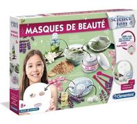Coffret scientifique pour créer des masques de beauté naturels et doux - Clementoni - Science & Jeu