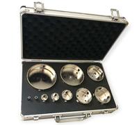 Coffret Scies Cloches Diamantées Ø6 à Ø100 mm - Kit Forets pour Perceuse/Visseuse - Carrelage, Grès Cérame, Marbre, Granit - Outillage Carreleur 2.0