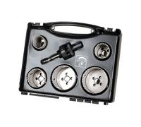 - Coffret scies trépans multimatériaux électricité et plomberie prêts à l'emploi