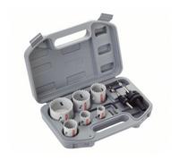 Coffret: 6 scies-trépans + 2 adaptateurs + 1 clé Allen - BOSCH - 2608580868