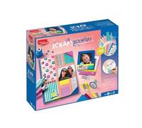 Coffret Scrapbooking Enfant 50 Accessoires (Dont Journal, Cadres Photo) - Atelier Customisation - Kit Loisirs Creatifs Et Carte Tigre