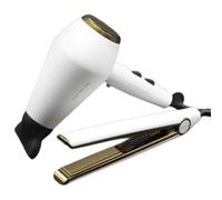 Coffret Sèche Cheveux Kompactissimo + Lisseur C1 Digital White Gold Corioliss