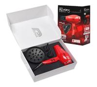 Coffret Sèche-Cheveux Rouge Mat Alyon & Diffuseur Parlux