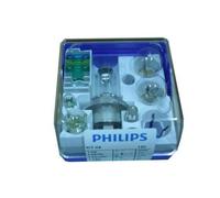 Coffret secours 6 ampoules H4 12V avec 3 fusibles Philips