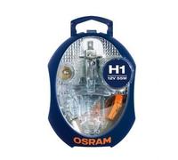 Coffret secours 6 ampoules voiture H1 12 Volts Osram Ref 875217
