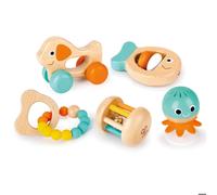 HaPe International – Coffret jouets sensoriels 1er âge – Hochet multicolore