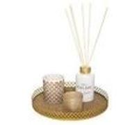 Coffret senteur arabesque - h 24 cm - verre G