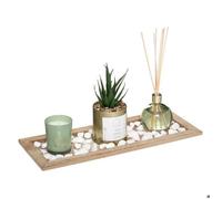 Coffret senteur ""Jardin"" plateau 36x14,5cm - Atmosphera createur d'interieur