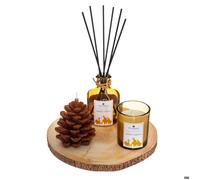 Coffret senteur ""Wild"" D22cm - Atmosphera createur d'interieur - Orange