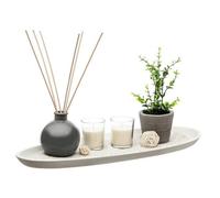 Atmosphera Coffret senteur Ylang‑Ylang – Diffuseur, bougies et accessoires – 50x18 cm – Blanc