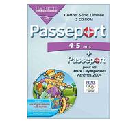 Coffret série limitée 2 CD-ROM - Passeport 4 - 5 ans 2004 + Passeport pour les Jeux Olympiques d'Athènes 2004