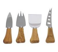 Table Passion - Coffret service fromage 4 couverts de service bois et inox