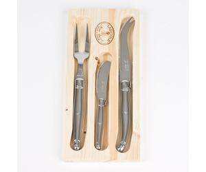 Coffret service fromage laguiole inox