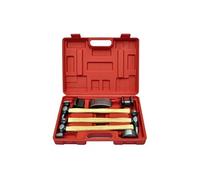 Coffret set de marteau et tas pour carrossier 7 pièces outils garage atelier bricolage