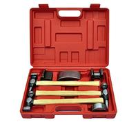Coffret set de marteau et tas pour carrossier 7 pièces outils garage atelier bricolage 3402029/2