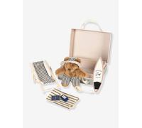 Coffret set voyage mini peluche KONGES SLOJD bleu TU
