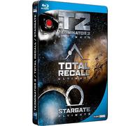 Coffret Sf Culte : Stargate + Terminator 2 + Total Recall - Édition Steelbook - Blu-Ray