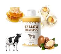 Coffret shampoing et après-shampoing au suif de bœuf, soin capillaire naturel au suif, nettoyage en profondeur, lissage des frisottis, réparation des cheveux secs et abîmés (#Shampoo)