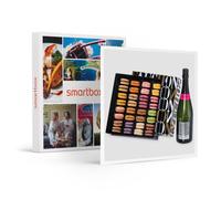 Coffret Signé Fauchon : 32 Macarons Avec Bouteille De Champagne Livré À Domicile - Smartbox - Coffret Cadeau Gastronomie