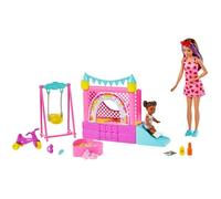 Coffret Skipper Aire De Jeu - BARBIE - Poupée - Gonflable - Multicolore - 3 ans et +