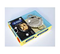 Coffret So Gyoza - Secrets De Fabrication Et Recettes - Avec 1 Moule À Gyoza En Acier Inoxydable