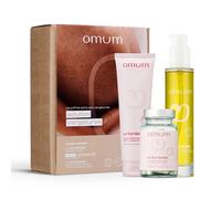 OMUM - Coffret Solution Vergetures - 1 huile vergeture La Surdouée, 1 crème prévention vergeture La Surdouée OFFERTE, 1 complément élasticité & hydratation La Surdouée - Soin anti vergetures grossesse