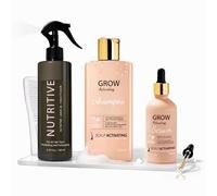 Coffret Soin Cuir Chevelu Et Longueurs En 3 Étapes Avec Shampooing Sérum Et Spray Après Shampooing Sans Rinçage, Routine Douche Pour Femmes Et Hommes Actifs (1)