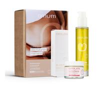OMUM - Coffret Future Maman - 1 huile sèche La Surdouée + 1 crème de massage La Confidente + 1 crème rééquilibrante Ma Jolie Peau - Bio & Vegan - Elasticité et hydratation de la peau