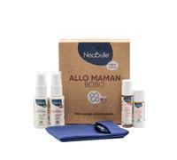 Coffret soins essentiels Allo maman bobo ! (4 huiles + 1 pochette)