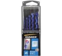 Diager, Coffret 5 Forets Ceramik Ø4-5-6-8-10