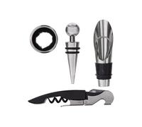 Secret de Gourmet - Coffret Sommelier 4 Pièces Arthur 15cm Noir Noir