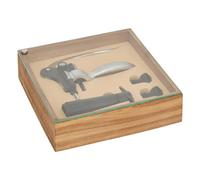 Coffret Sommelier 4 Pièces "Jules" 24cm Marron