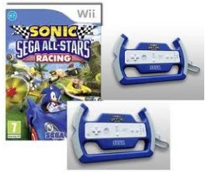 COFFRET SONIC SEGA ALL-STARS RACING - Wii + 2 VOLANTS
