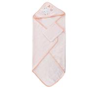 Domiva Coffret Sortie de Bain brodée + Gant, Multicolore, Taille Unique (Lot de 1)