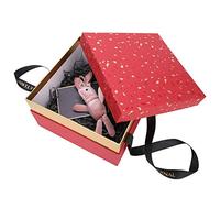 Coffret Souvenir carré Créatif pour Anniversaire, Style Noël, Style Européen, Contenant à Cordes pour Anniversaire, Cosmétiques, Aromathérapie, Rouge à Lèvres, en Boîte pour