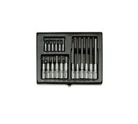 Proxxon – Jeu de douilles-embouts 2223100 – 6 pans intérieurs 1/2+1/4 – 18 pièces