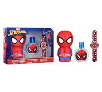 Coffret Spider-Man avec eau de toilette 50 ml, gel douche, shampoing 2D, 400 ml et bracelet
