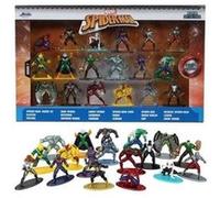 Coffret Spiderman - 18 figurines 4cm en métal - Personnages de l'univers Spiderman Multicolore G