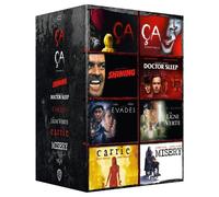 Coffret Stephen King : Ça + Ça - Chapitre 2 + Shining + Misery + Doctor Sleep + La Ligne Verte + Carrie + Les Évadés - Pack
