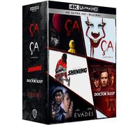 Coffret Stephen King : Les Évadés + Ça + Ça - Chapitre 2 + Shining + Doctor Sleep - 4k Ultra Hd + Blu-Ray