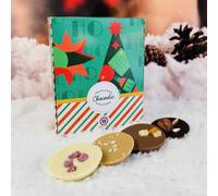 Coffret stick mendiants | moulage de noël | Chocolat Noel artisanal Chocodic