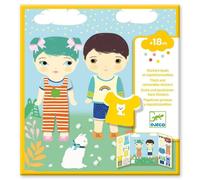 Coffret Stickers Repositionnables Les Habits Djeco