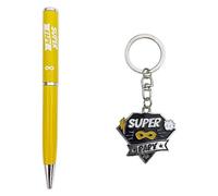 Coffret stylo et porte clés modèle Super Papy