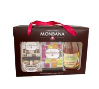 Coffret Sucré Salé | Biscuits & Nougats MONBANA, Terrine aux Cèpes et Jus de Fruits Ardéchois | Sélection gourmande française Prête à Offrir