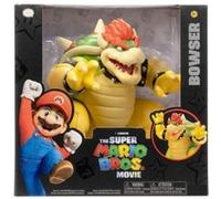 Coffret super mario bowser 18 cm effet cracheur de feu - figurine articulé the movie + carte tigre - jouet - enfant
