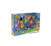 Coffret Super Wings Collector de 8 Transformabot + 7 figurines WORLD AIRPORT CREW Saison 1