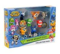Coffret Super Wings Collector de 8 Transformabot + 7 figurines WORLD AIRPORT CREW Saison 1 G