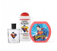 Coffret Superman Enfant Eau De Toilette, Gel Douche 2 En 1 Et Boîte À Goûter Multicolore TU
