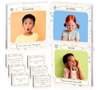 Coffret sur Les Émotions | Expressions d' Enfants |Dialogue,Jeu,Mime & Défi
